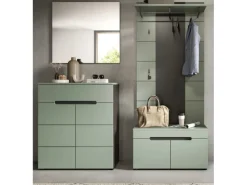 Inn.Furn Garderoben-Set 4-teilig in Salbei und Grau 175 cm Cooper