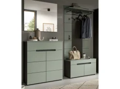 Inn.Furn Garderoben-Set 4-teilig in Salbei und Grau 175 cm Cooper