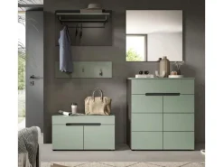 Inn.Furn Garderoben-Set 5-teilig in Salbei und Grau 175 cm Cooper