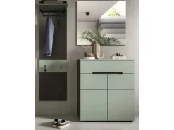 Inn.Furn Garderoben-Set 3-teilig in Salbei und Grau 140 cm Cooper
