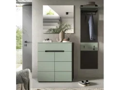 Inn.Furn Garderoben-Set 3-teilig in Salbei und Grau 140 cm Cooper