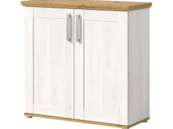 Inn.Furn Kommode Weiß Lärche Eiche Artisan 95 cm Landhaus Mirano