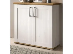Inn.Furn Kommode Weiß Lärche Eiche Artisan 95 cm Landhaus Mirano