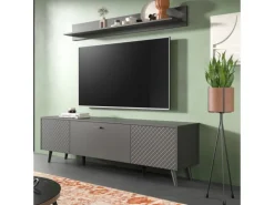 Inn.Furn Wandboard in Grau Matt 160 cm Madea