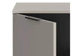 Inn.Furn Wohnwand in Kaschmir und Schwarz 245 cm Morena