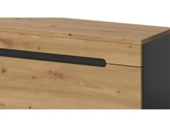 Inn.Furn Wohnwand in Eiche und Grau 272 cm Cooper