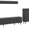 Inn.Furn Wohnwand in Grau Matt 269 cm Madea