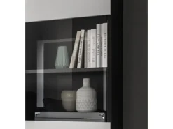 Inn.Furn Wohnwand in Weiß und Grau 221 cm Cooper