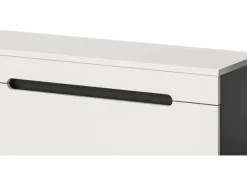 Inn.Furn Wohnwand in Weiß und Grau 272 cm Cooper