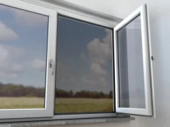 Insektenschutznetz Fenster Anthrazit 130 x 150 cm