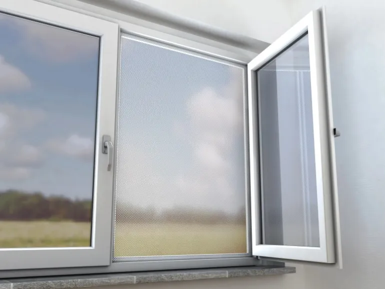 Insektenschutznetz Fenster Weiss 100 x 100 cm