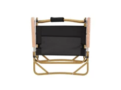 Jawinio Outdoor Campingstuhl Holz Faltbar Mit Armlehnen Faltstuhl Schwarz