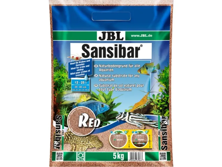 JBL Aquarium Bodengrund Sansibar Rot 5 kg