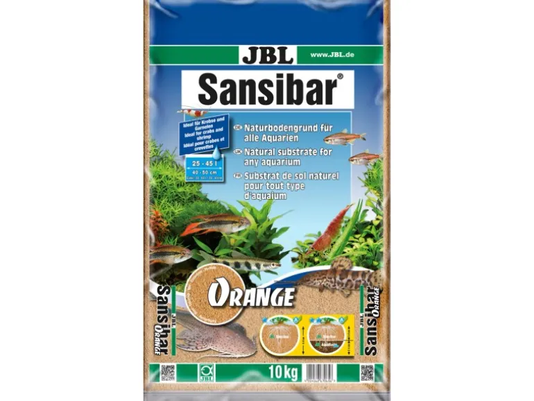 JBL Aquarium Bodengrund Sansibar Orange 10 kg