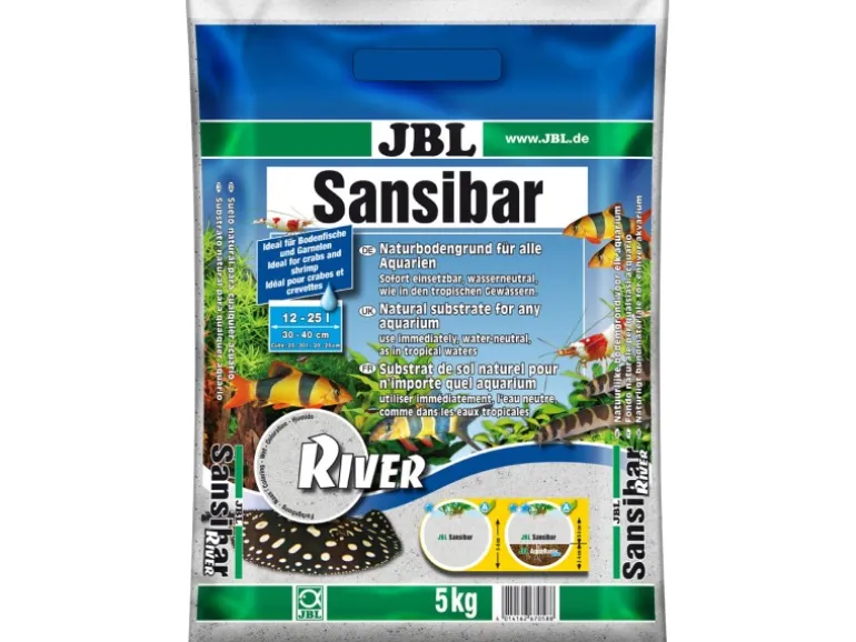 JBL Aquarium Bodengrund Sansibar River 5 kg