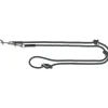 Jollypaw Hundeleine V-Leine geflochten reflektierend 200 cm x Ø 11 mm Schwarz