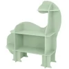 Joyz Kinderregal 3 Ebenen Dinosaurier aus Holz mit Offenen Regalen 110x31x110 cm