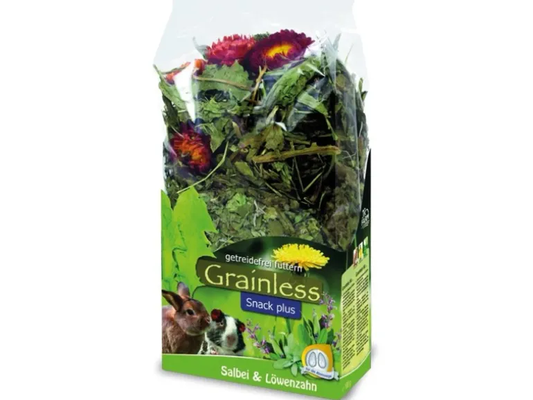 JR Farm Nager-Ergänzungsfutter Grainless Plus Salbei und Löwenzahn 100 g