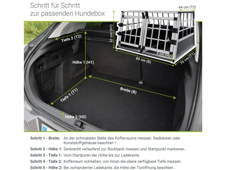 Juskys Alu Hundetransportbox L X