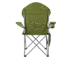 Juskys Campingstuhl Lido mit Flaschenhalterung und Tragetasche Grün