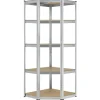 Juskys Eckregal Lagerregal Corner Basic 180 x 70 x 40 bis 70 cm