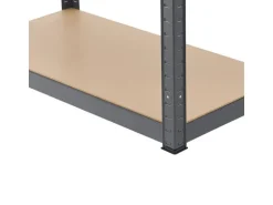 Juskys 2er Set Lagerregal Easy 160 x 80 x 40 cm Grau
