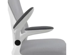 Juskys Ergonomischer Bürostuhl Baltimore Weiß Grau