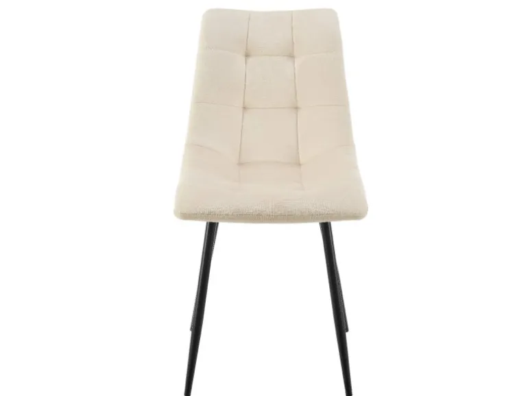 Juskys Esszimmerstuhl Blanca 6er Set mit Samt Beige