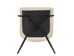 Juskys Esszimmerstuhl Blanca 6er Set mit Samt Beige