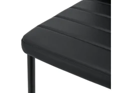 Juskys Esszimmerstuhl Loja 2er Set Schwarz