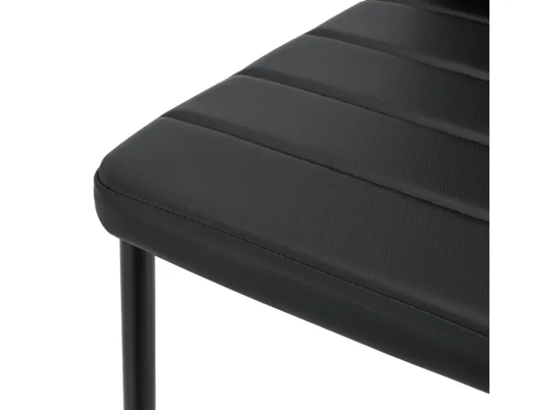 Juskys Esszimmerstuhl Loja 2er Set Schwarz