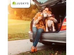 Juskys Faltbare Hundetransportbox Lassie M Beige