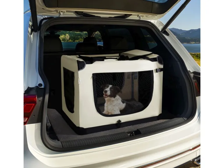 Juskys Faltbare Hundetransportbox Lassie XL Beige