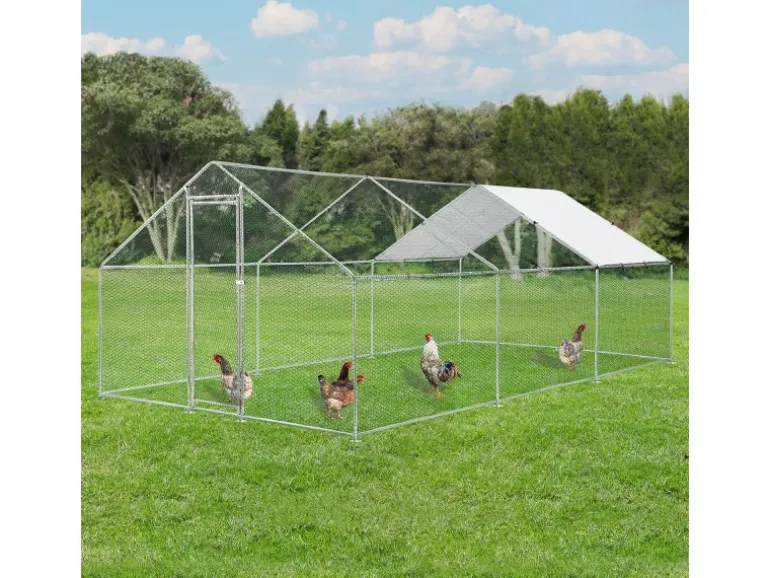 Juskys Freilaufgehege HLS25T 3x6x2m