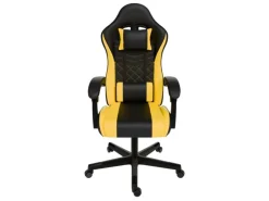 Juskys Gamingstuhl HyperSeat Schwarz/Gelb