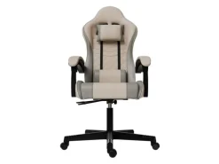 Juskys Gamingstuhl HyperSeat Beige/Hellgrau