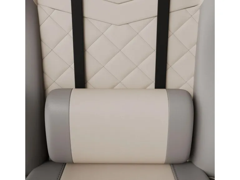 Juskys Gamingstuhl HyperSeat Beige/Hellgrau