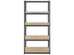 Juskys Lagerregal Basic 200 x 100 x 60 cm Grau