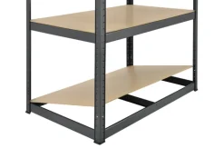 Juskys Lagerregal Basic 200 x 100 x 60 cm Grau