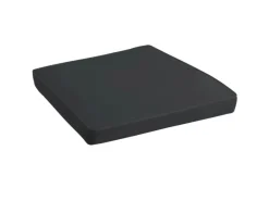 Juskys Polyrattan Gartenmöbel Balkon Set Bayamo in Schwarz mit Bezügen in Dunkelgrau