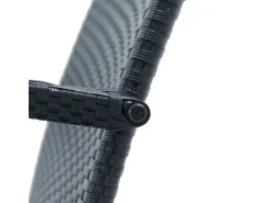 Juskys Polyrattan Gartenstühle Yoro 8er Set Stapelbar mit Armlehnen Schwarz