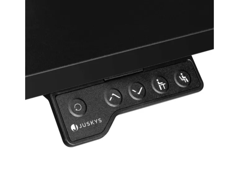 Juskys Schreibtisch Office Stand 120 x 60 cm Schwarz