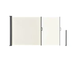 Juskys Seitenmarkise Dubai 300 x 180 cm Beige