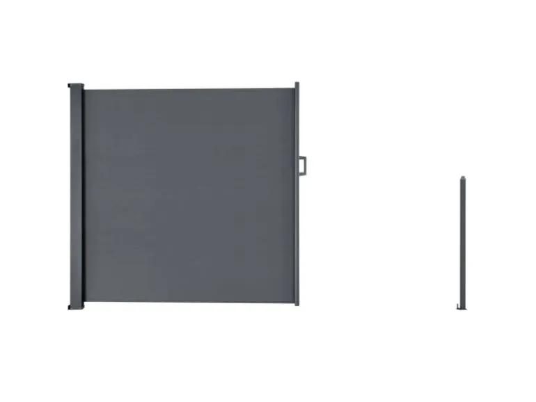 Juskys Seitenmarkise Dubai 300 x 160 cm Dunkelgrau