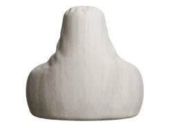Juskys Sitzsack Chillex mit Hocker L in Stoff Cord Beige
