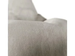 Juskys Sitzsack Chillex mit Hocker L in Stoff Cord Beige