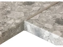 Kaindl Fugen- Eckleiste für Arbeitsplatten mit G-Profil Alu 600 x 38 mm