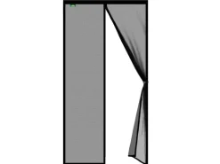 KARAT Fliegengitter Johnny Gestreift Klebemontage Klettverschluss 100 x 210 cm