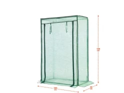 KARAT Gewächshaus Botanika Robust und Witterungsbeständig Eckig 100 x 150 x 50 cm