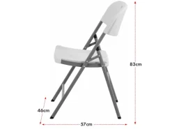 KARAT Klappstuhl Okinawa Gartenstuhl für Garten Terrasse Balkon Robust 2er-Set